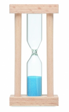 Logo trade corporate gift photo of: Wooden sand timer 3 minutes